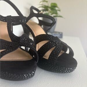 Elegant Black Strappy Heels